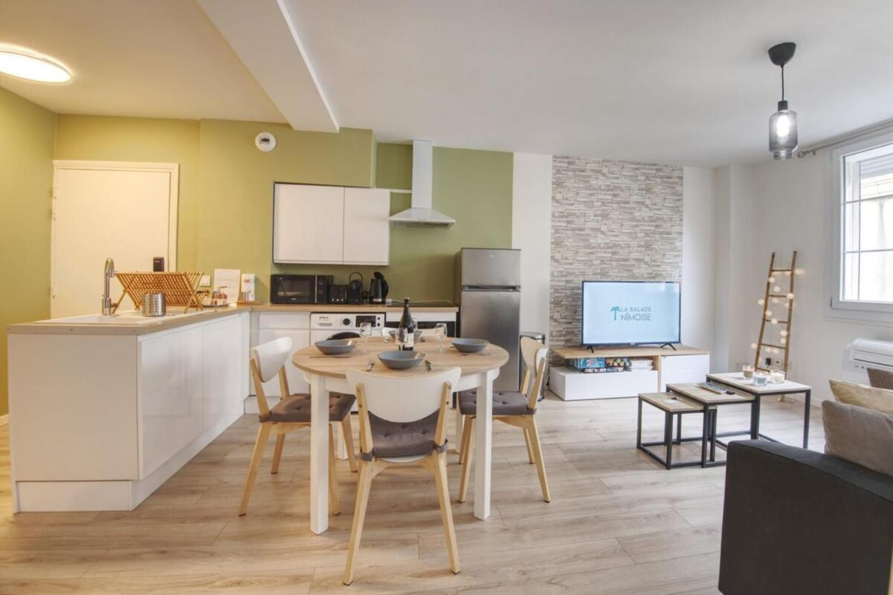La Balade Nimoise Center Car Park Ac Apartment นีมส์ ภายนอก รูปภาพ