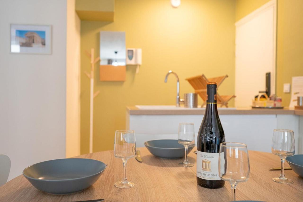 La Balade Nimoise Center Car Park Ac Apartment นีมส์ ภายนอก รูปภาพ