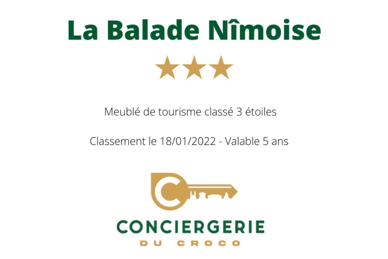 La Balade Nimoise Center Car Park Ac Apartment นีมส์ ภายนอก รูปภาพ